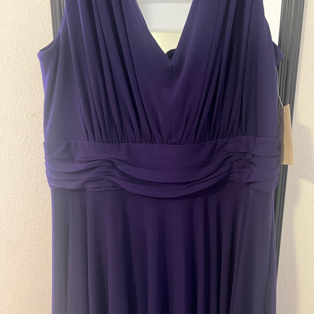 Elegant Purple Evening Dress